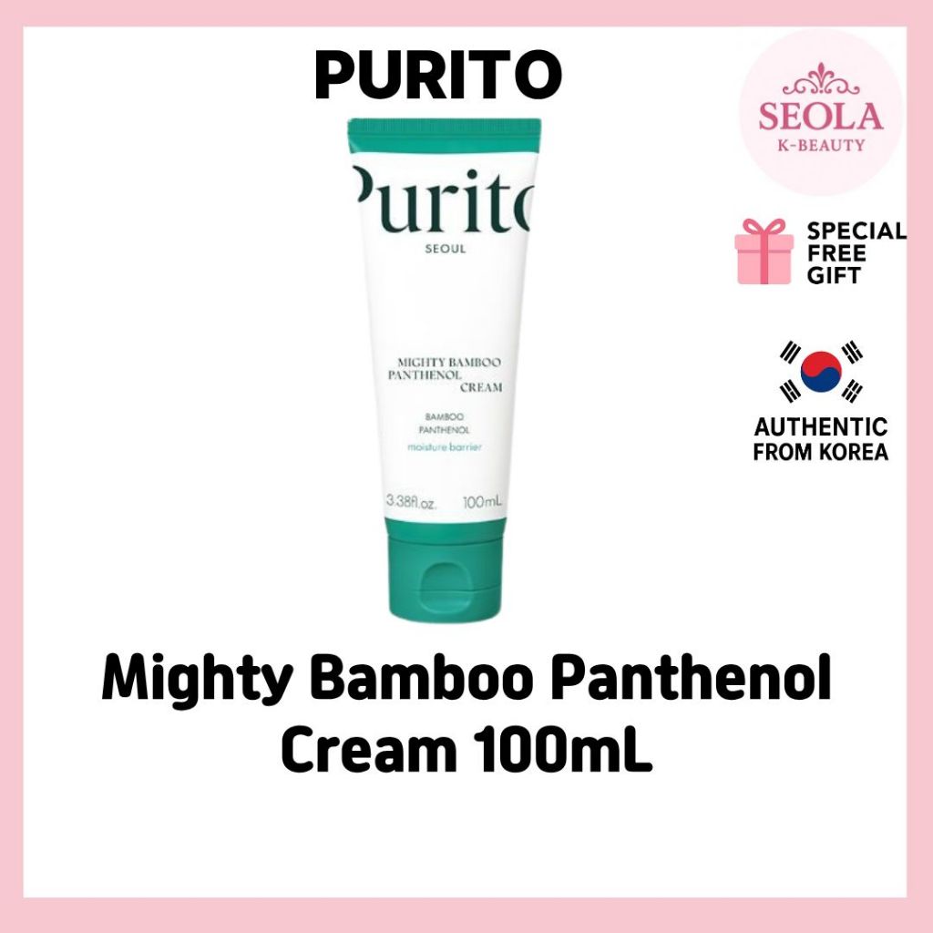 [PURITO] Mighty Bamboo Panthenol Cream / Kem dưỡng 100ml