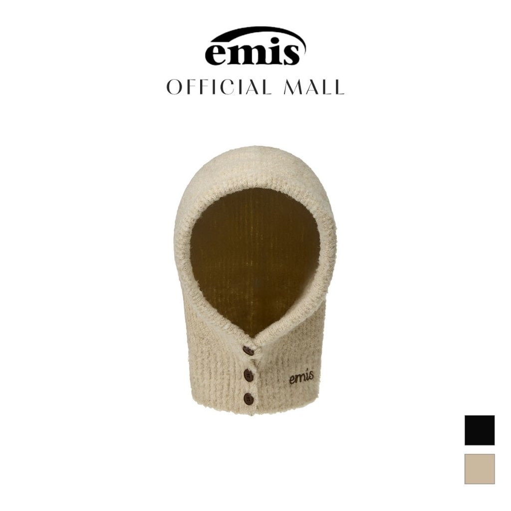 [EMIS OFFICIAL] Mũ Balaclava Giữ Nhiệt Họa Tiết Logo EMIS - Button Balaclava  | Chính Hãng EMIS Hàn 