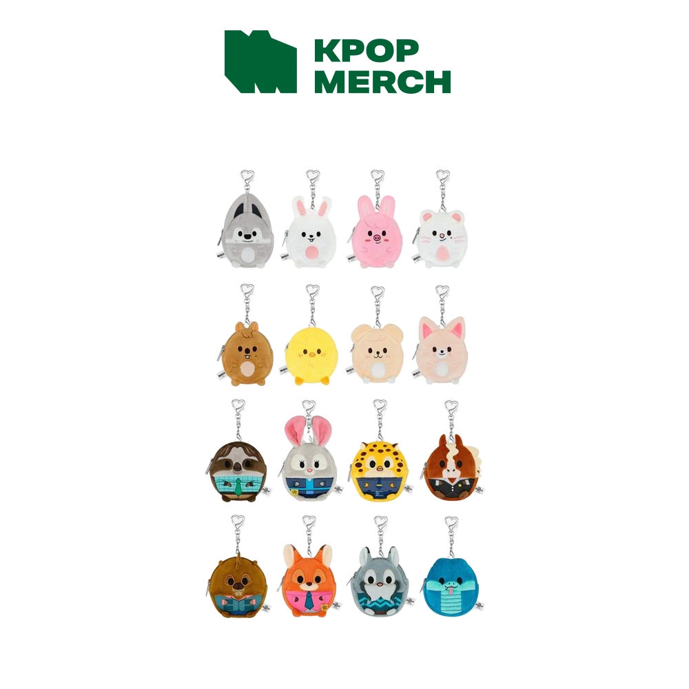 Stray kids - SKZOO [ ZOOTOPIA2 ]_Plush Coin Pouch