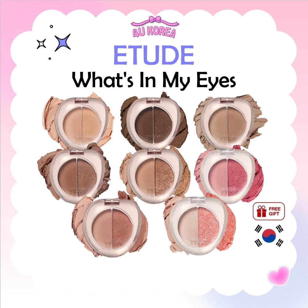 ETUDE What 's In My Eyes Double 1.6g - 8 Màu / K-BEAUTY