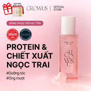   GROWUS Chính hãng  Dầu dưỡng tóc chiết xuất ngọc trai Protein phục hồi tóc hư tổn nuôi dưỡng tóc khỏe mạnh óng ả mềm mượt từ bên trong GROWUS Damage Therapy Hair Oil 65ml 