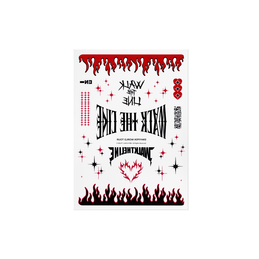 ENHYPEN [ WALK THE LINE ] Tattoo Sticker