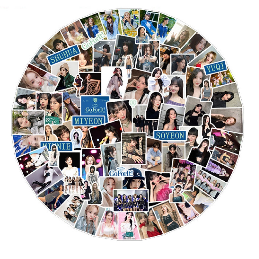 (G) I-DLE 2024 Season 's Greetings Concept Lomo Card Set 90 chiếc Soyeon Miyeon Shuhua Minnie Yuqi F