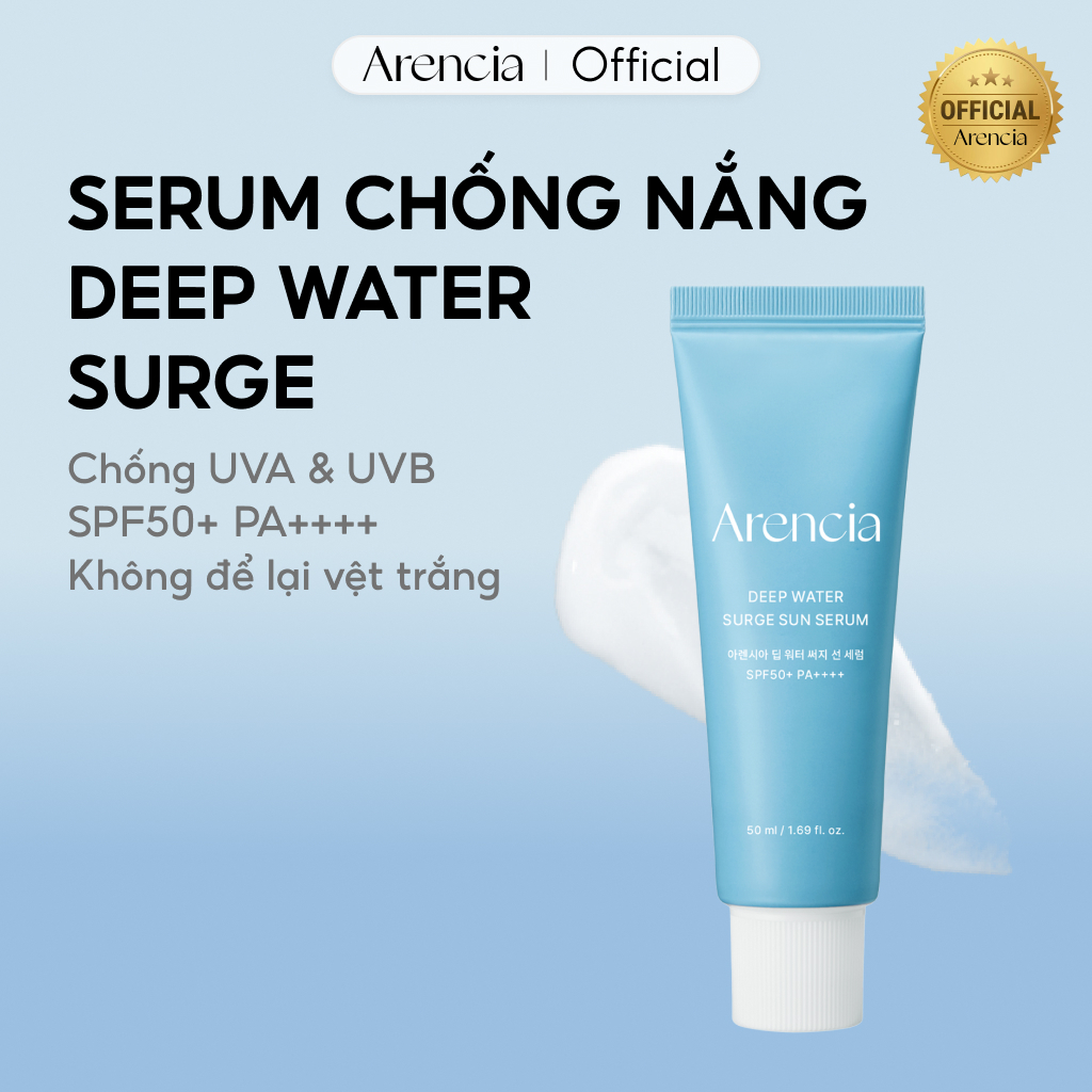 [Arencia] Serum chống nắng Deep Water Surge 50ml