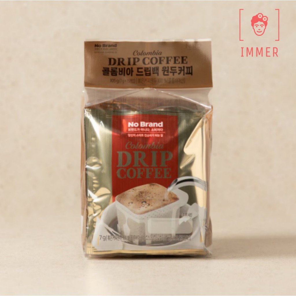 KHÔNG THƯƠNG HIỆU KOREA Colombia Túi cà phê nhỏ giọt 15ea Hàn Quốc Cà phê KCoffee