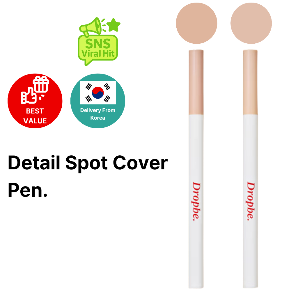DROPBE Colors Cover Pick Concealer Pencil 2 Màu Bút Che Khuyết Điểm Đa Năng Hàn Quốc