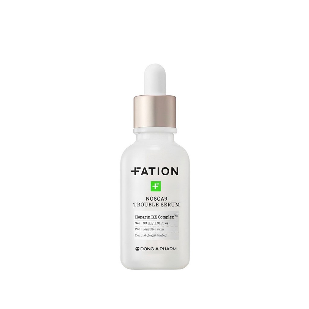Serum FATION Noscar Nine Trouble 30ml | Làm dịu nhanh & kiểm soát dầu | Giảm đỏ | Da nhạy cảm & chốn