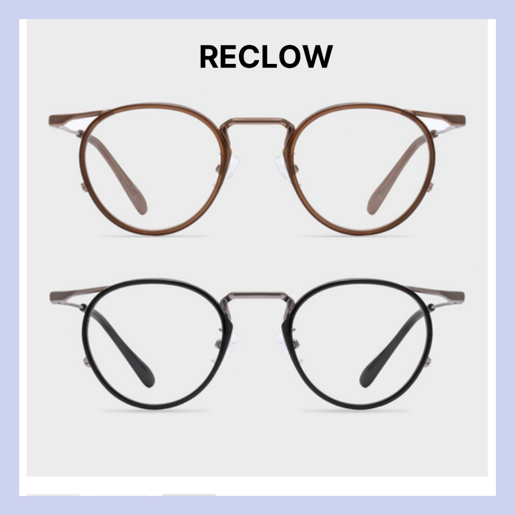 Kính mắt thiết kế Hàn Quốc RECLOW | Kính FB3BA / EG15 Kính hàng ngày sành điệu