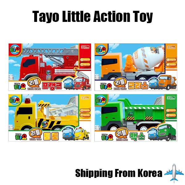 [Tayo the Little Bus] Dòng đồ chơi hành động | Frank / Max / Chris / Toto (Kích thước: 24,5 cm (W) ×