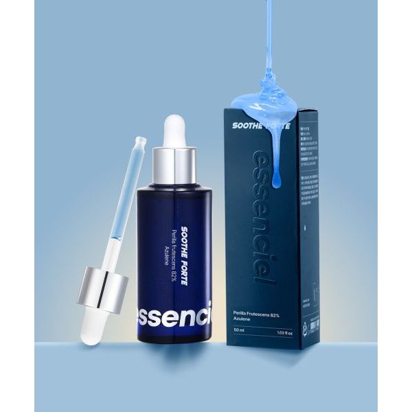 Essenciel Soothe Forte Ampoule 50ml – Nước lá Perilla siêu đậm đặc 82% + Azulene | Giảm da nhạy cảm 