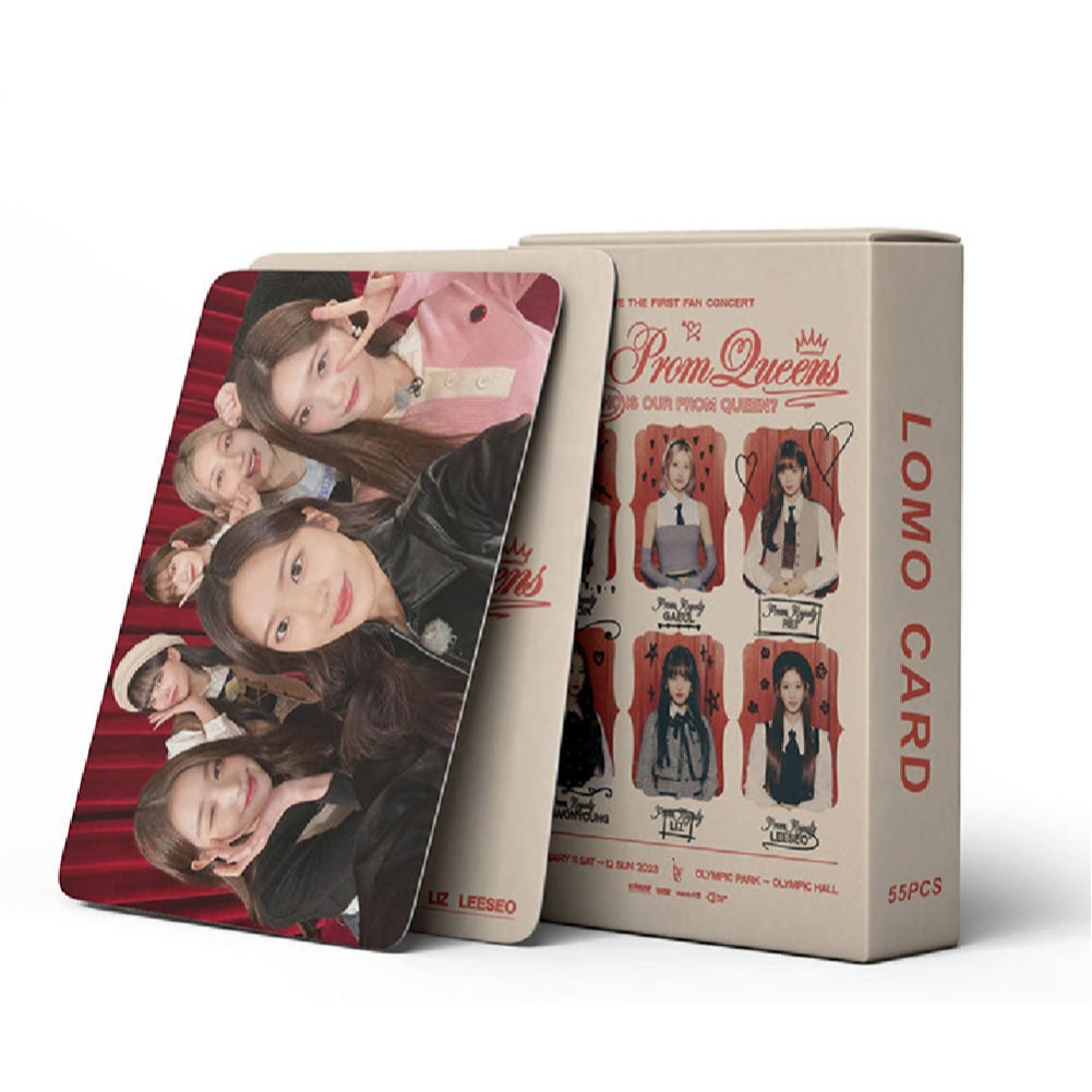 IVE Prom Queens Fancam Kpop Lomo Card Set 55 chiếc Wonyoung Yujin Leeseo Rei Unofficial IVE Prom Que