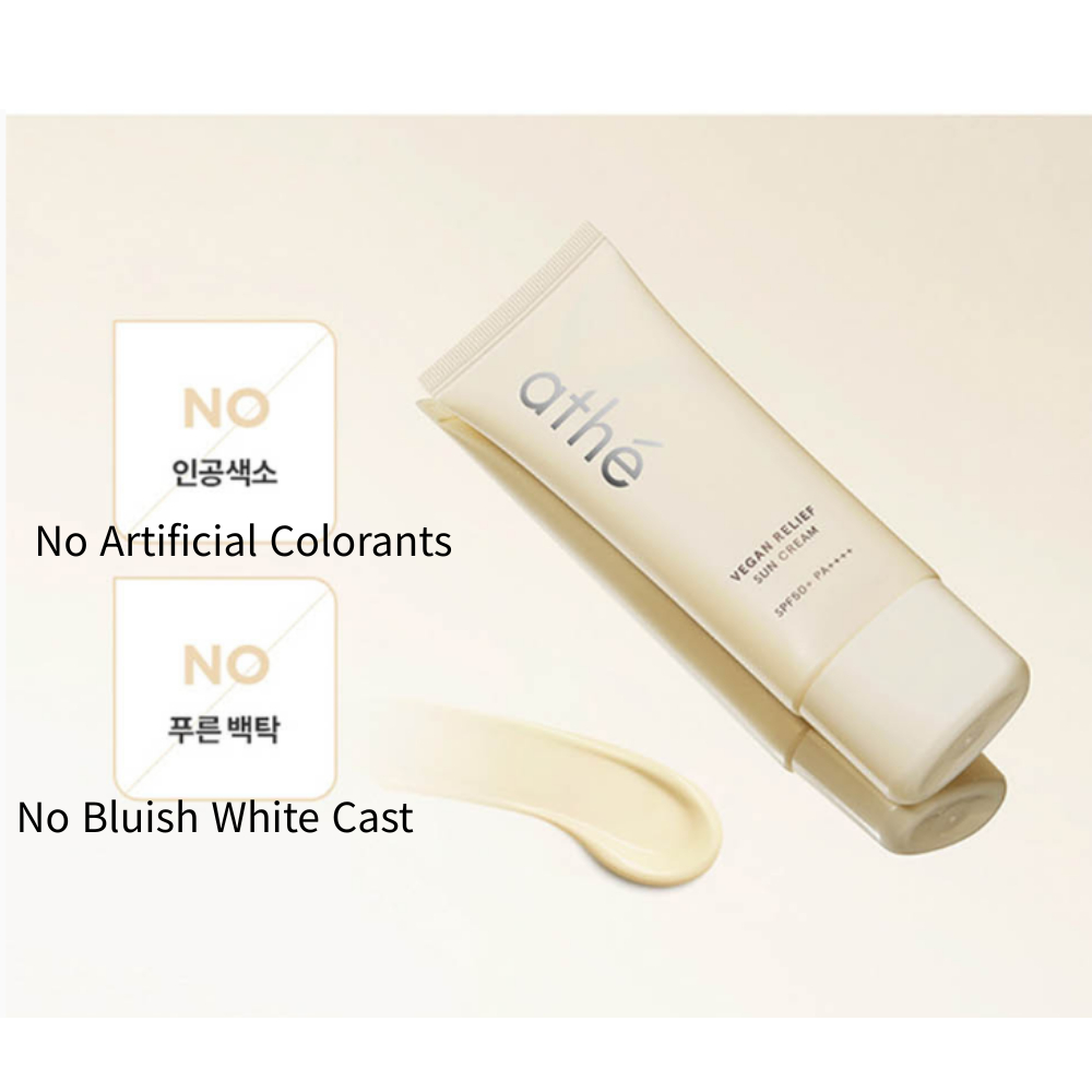 [athe] Kem chống nắng Vecan Relief SPF50 +, PA + + + +, 50ml, 1 + 1, từ HÀN QUỐC