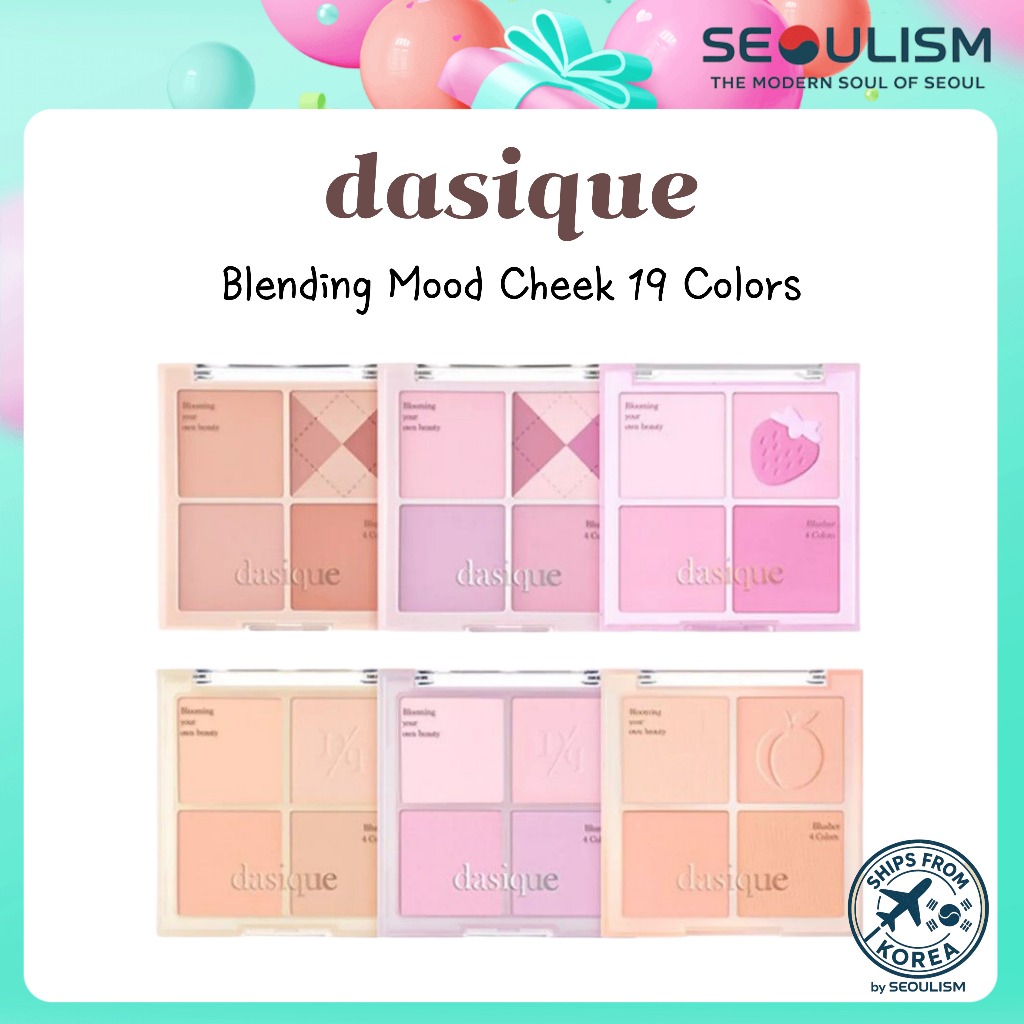 [dasique] Phấn phủ tâm trạng pha trộn | Phấn má hồng bột Hàn Quốc | Trang điểm đích thực