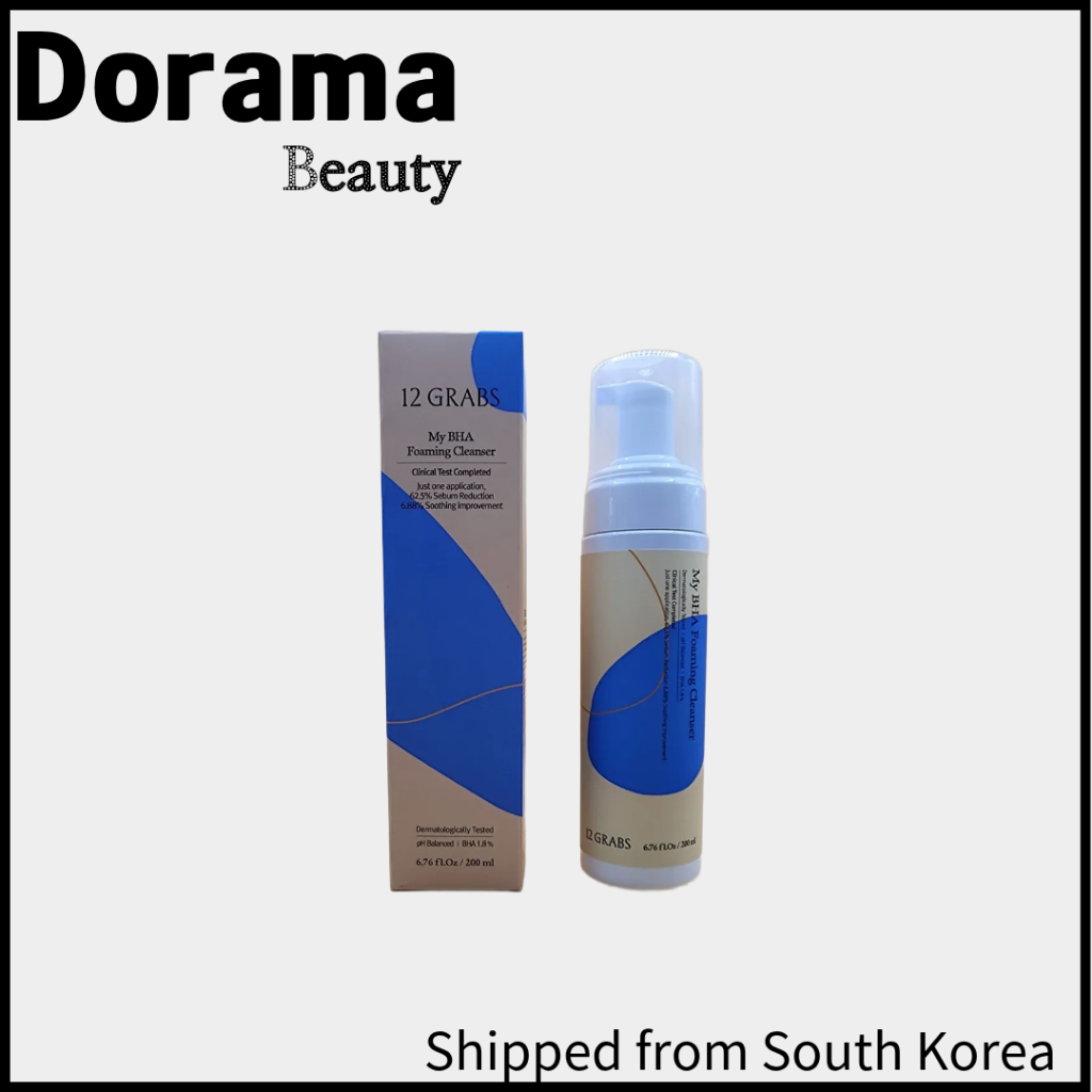 Sữa rửa mặt tạo bọt 12GRABS My BHA – 200ml
