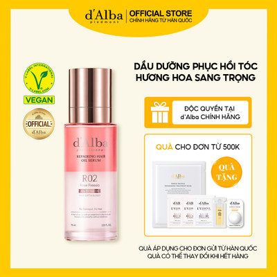 [d'Alba Official ] Dầu dưỡng phục hồi tóc hương hoa sang trọng (75ml)