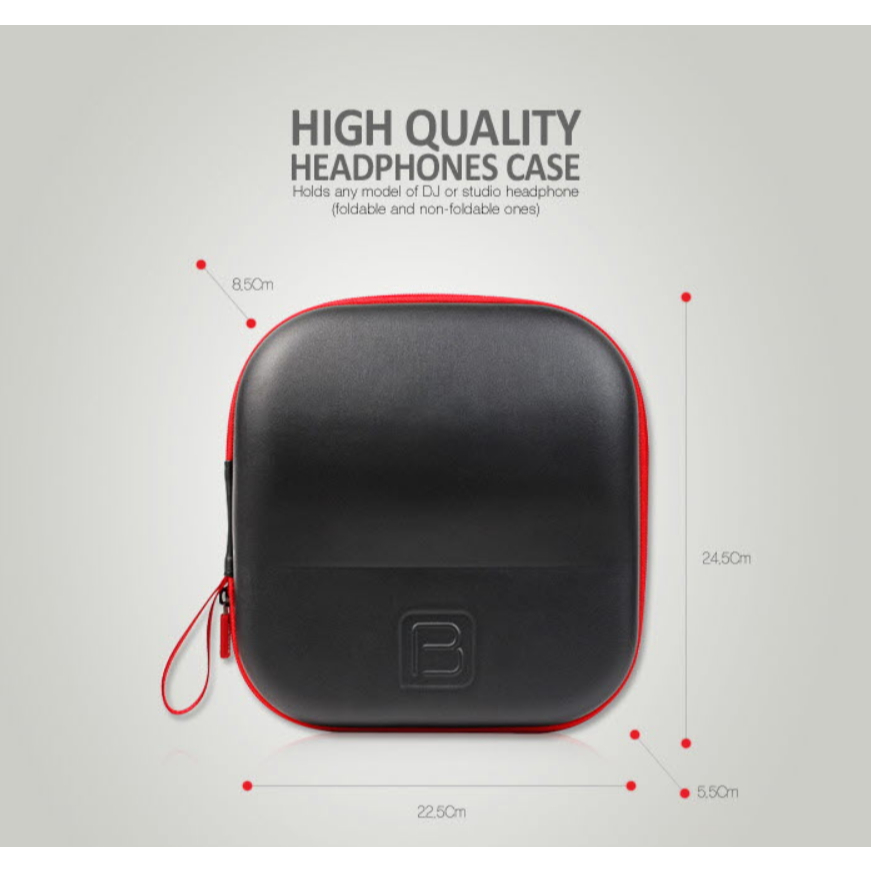 Hộp đựng tai nghe vỏ cứng cao cấp – Túi đựng du lịch chống sốc cho tai nghe DJ & Studio | Mô hình đa