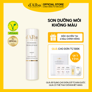   d'Alba Official  Son dưỡng môi không màu Nourishing Lip Balm 3.6g 