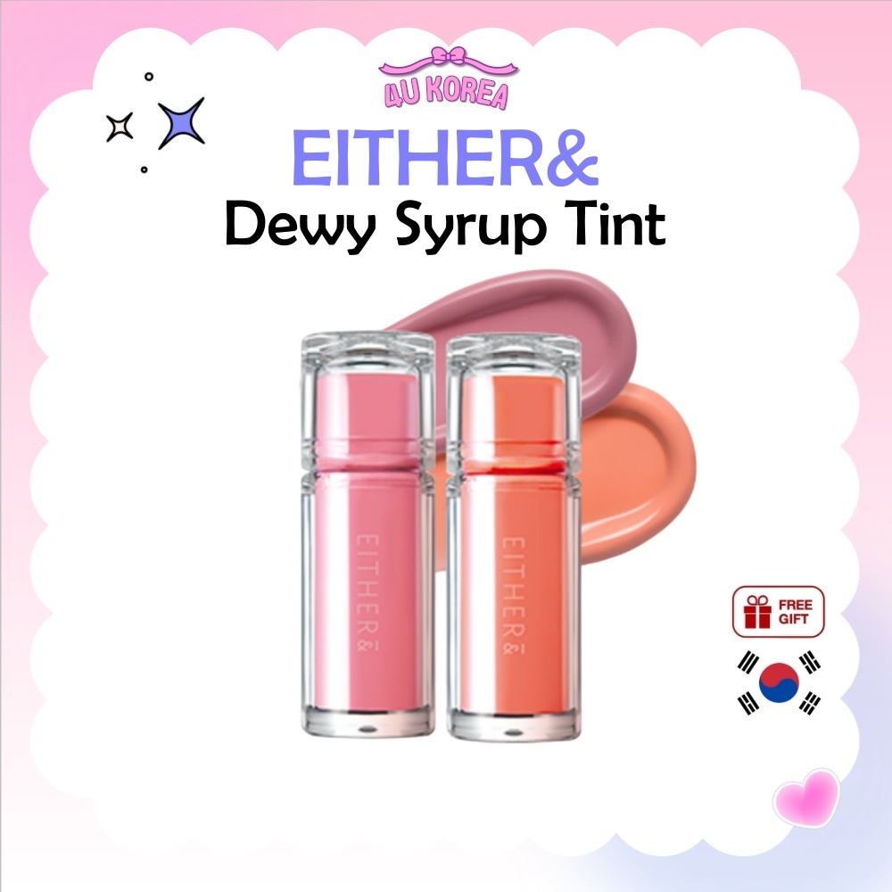 EITHER & Dewy Syrup Tint - 9 Màu / K-BEAUTY