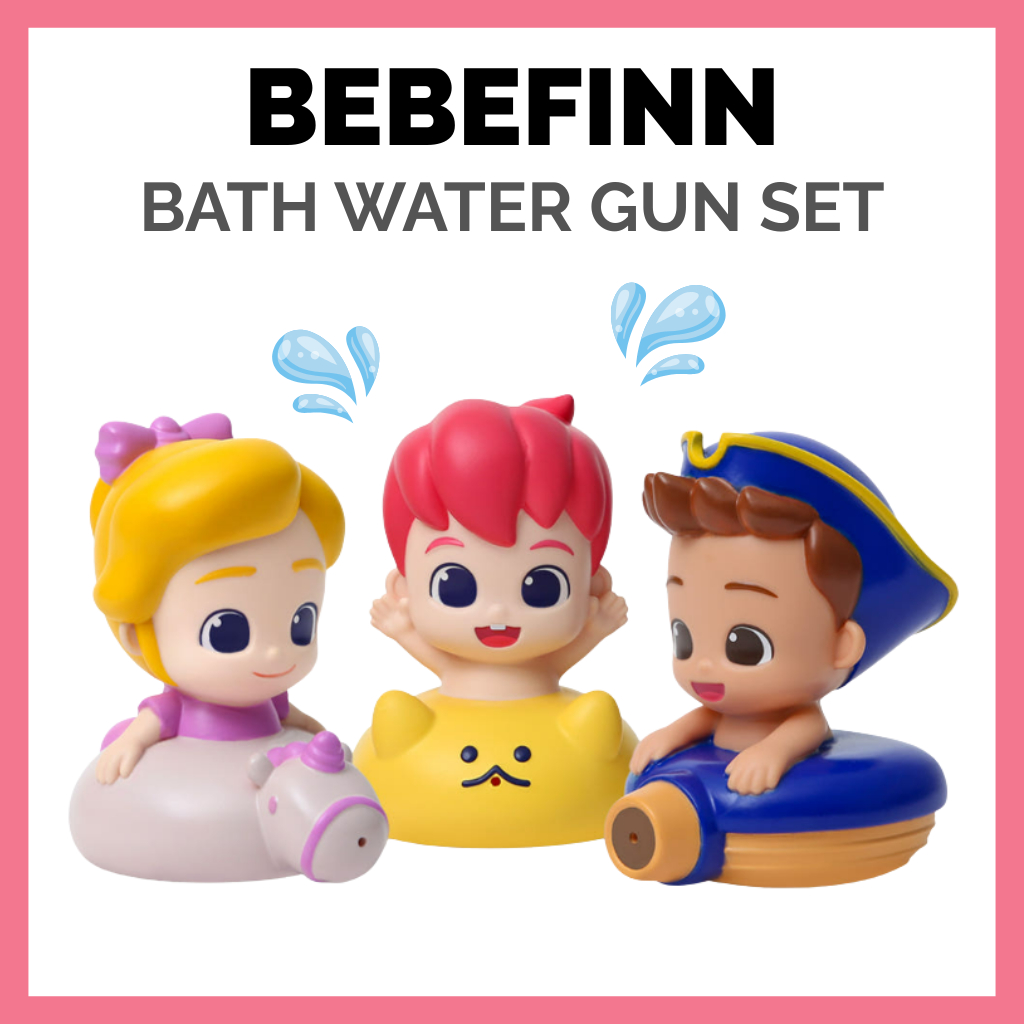 [Pinkfong] Súng nước tắm Bebefinn (3 chiếc)