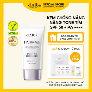   d'Alba Official  Kem chống nắng nâng tone Tím d'Alba White Truffle Tone Up Sunscreen  Purple  50ml 