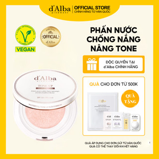   d'Alba Official  Phấn nước chống nắng nâng tông SPF 50 + PA + + + + d'Alba Tone Up Sun Cushion 
