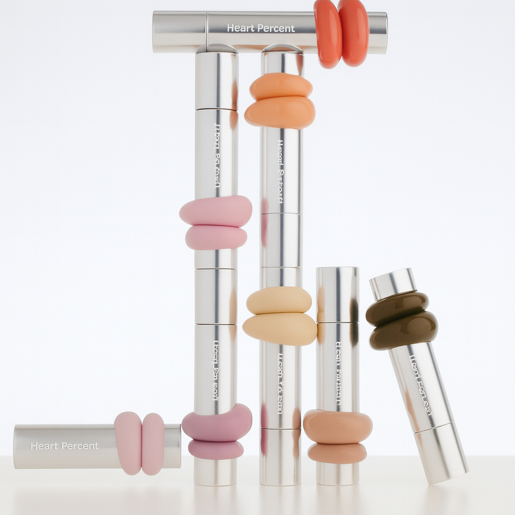 Heart Percent Dot On Mood One Way Glowy Tint 14 màu | Son Tint Dewy Vegan lâu trôi | Trang điểm môi 