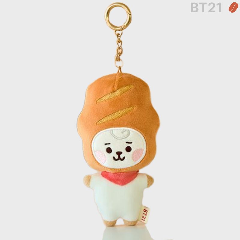 Nhân vật BTS JIN - BT21 RJ Baby Bakery Flush Keyring