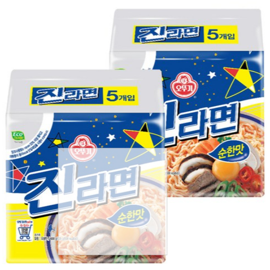 Ottogi Jin Ramen Nhẹ – 10 Gói