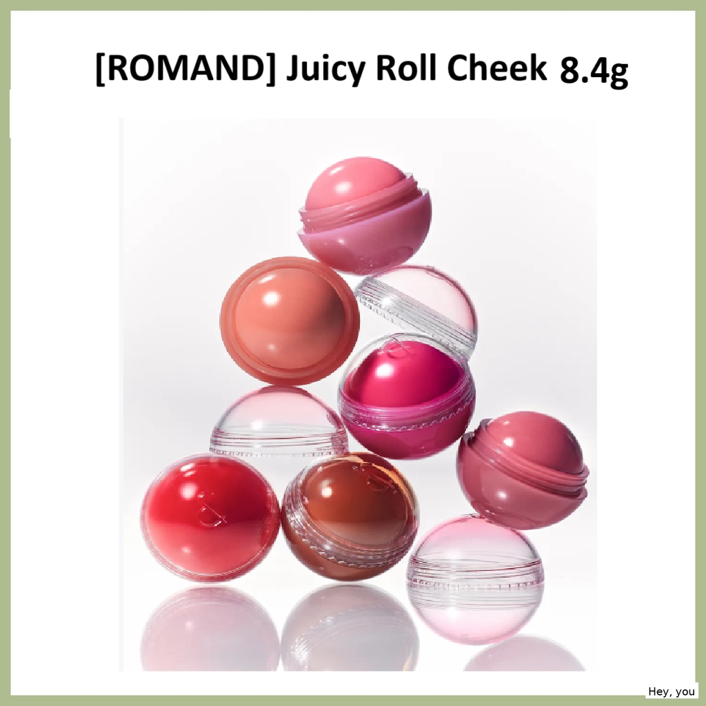 [Romand] Juicy Roll Cheek / Dewy Fruity Roll-On Blusher của Hey, you