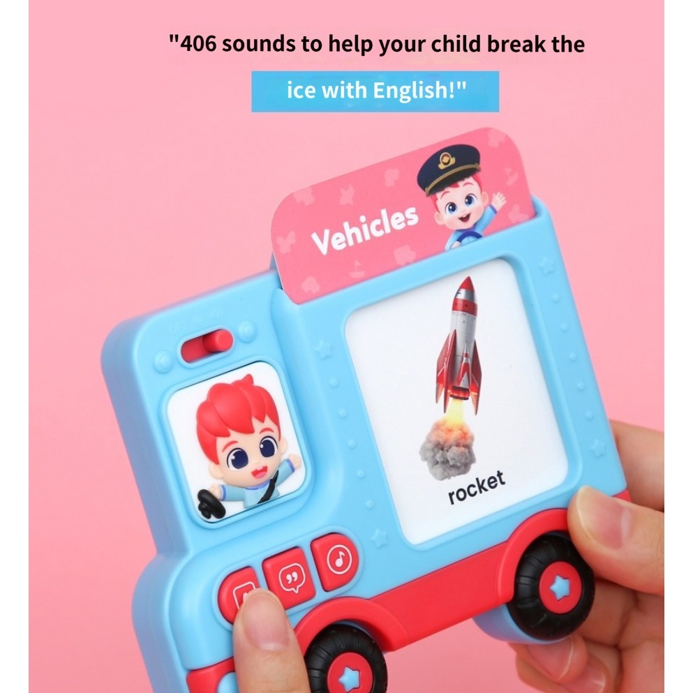 Đồ chơi thẻ xe buýt học tiếng Anh Pinkfong BEBEFIN