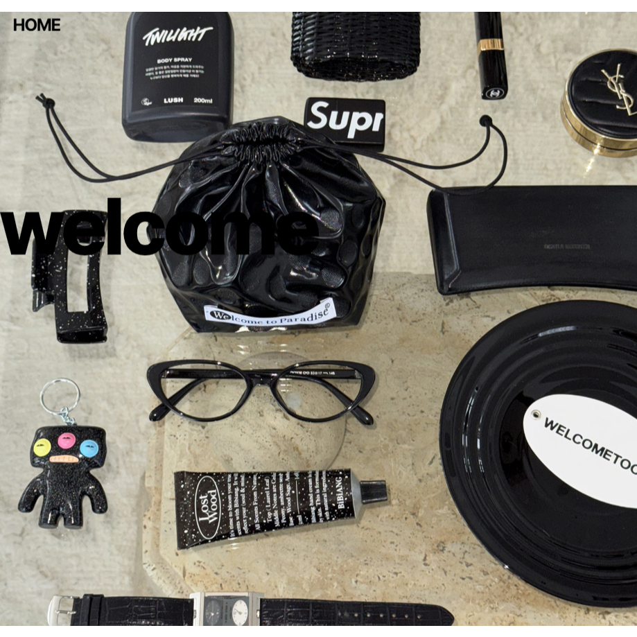 [CHÀO MỪNG] Túi đeo vai dây chuyền Bok Jumoni (Đen) - Bước vào thiên đường nhỏ của riêng bạn với Túi