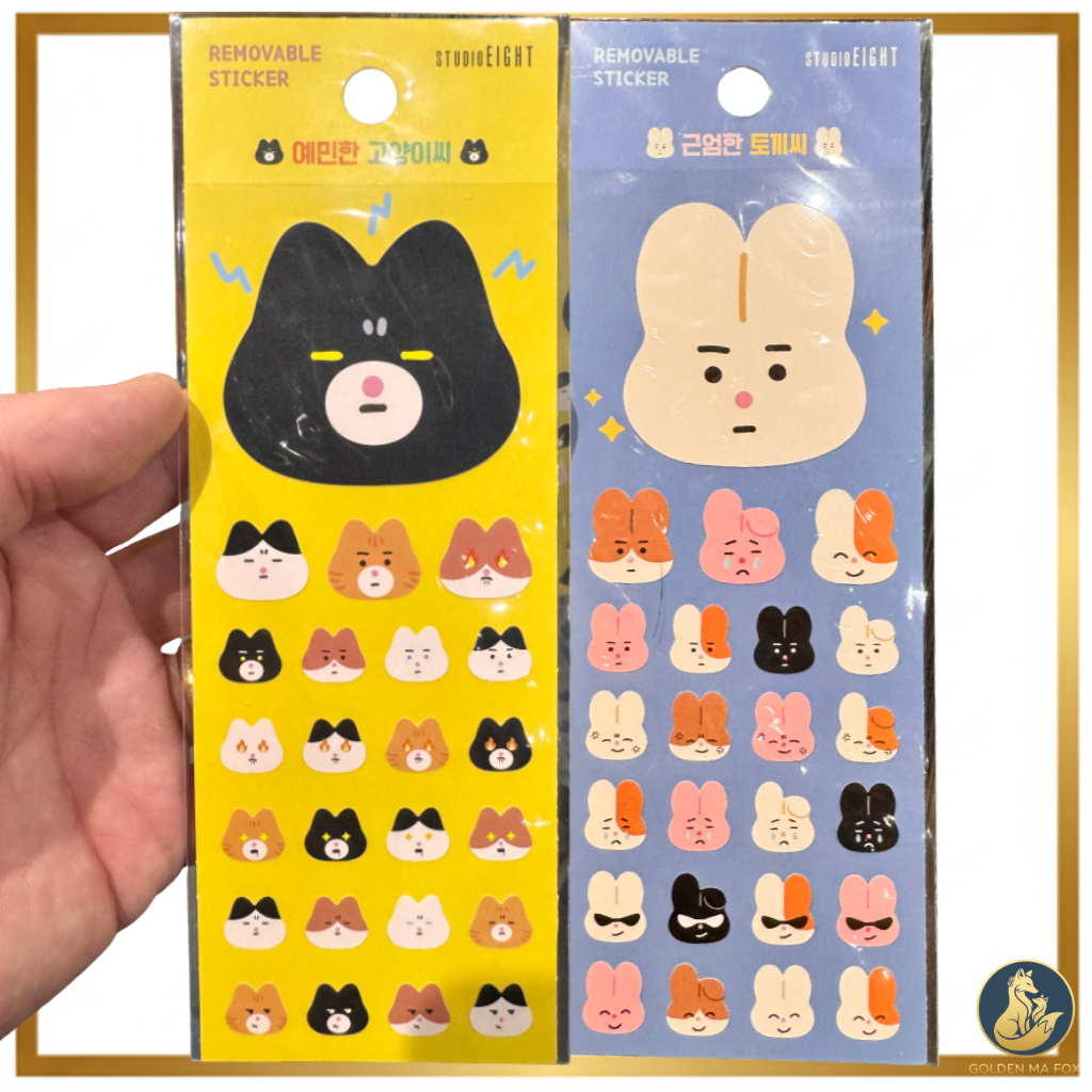 Studio8 Sensitive Cat & The Dignified Cat Nhãn dán có thể tháo rời – Trang chi tiết Shopee