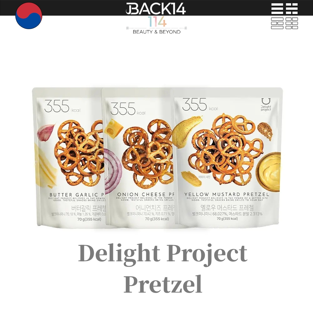 Bộ sưu tập Snack Pretzel Delight Project (70g) - Olive Young Best Seller