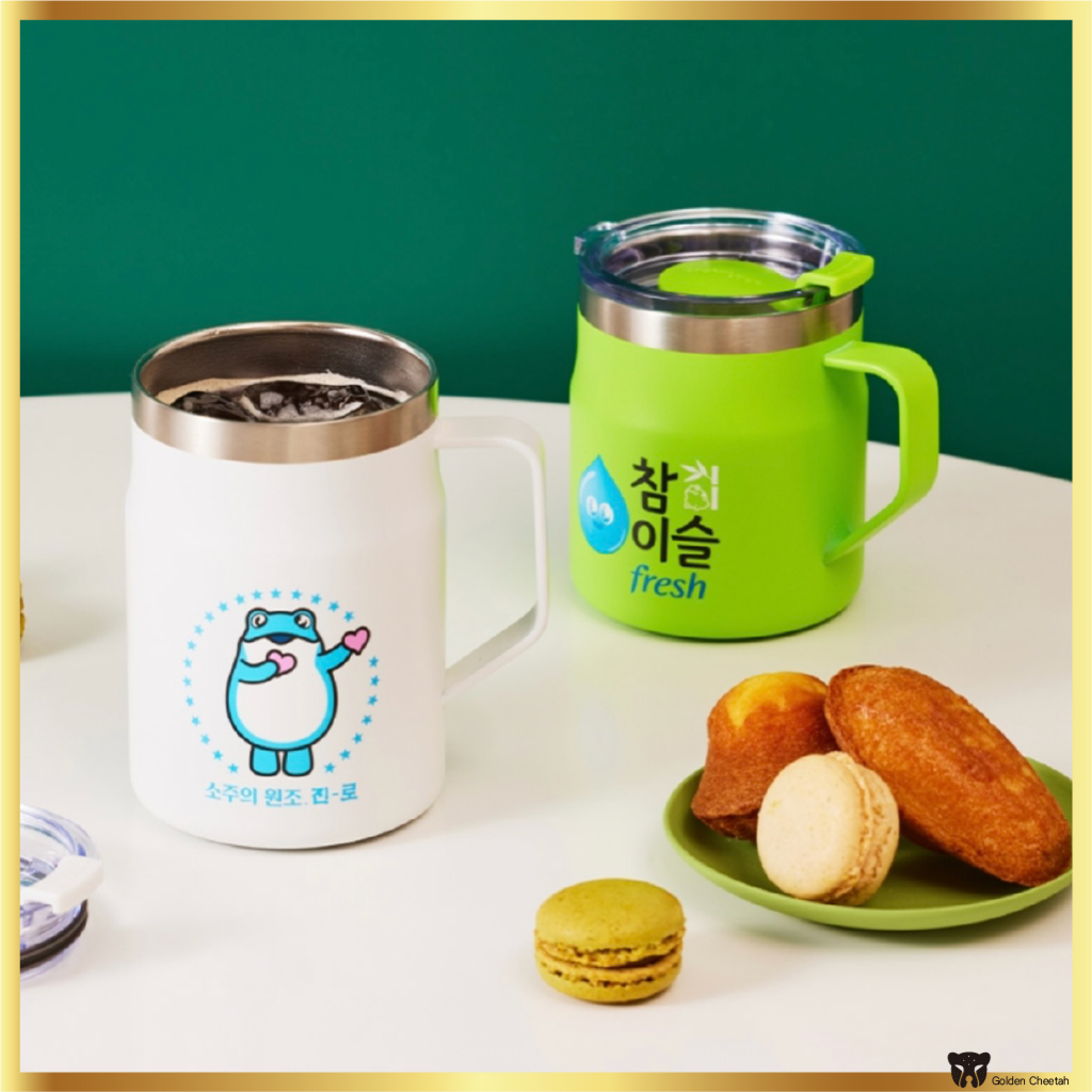 LocknLock X JINRO HITE Edition Metro Mug Cách Nhiệt Chân Không SUS 304 Cốc 355ml 475ml