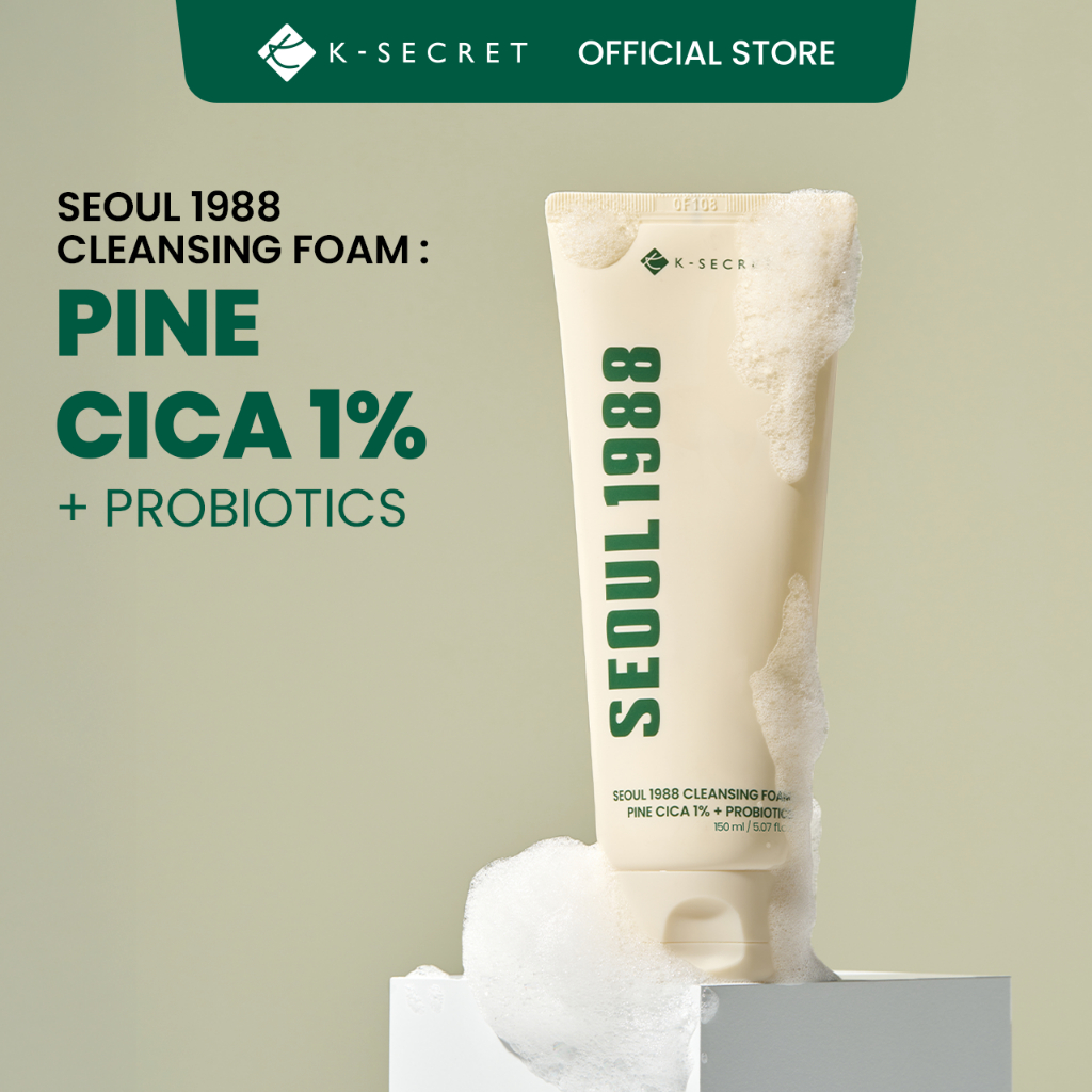 [KSECRET Official] Bọt rửa mặt SEOUL 1988: Pine Cica 1% + Probiotics