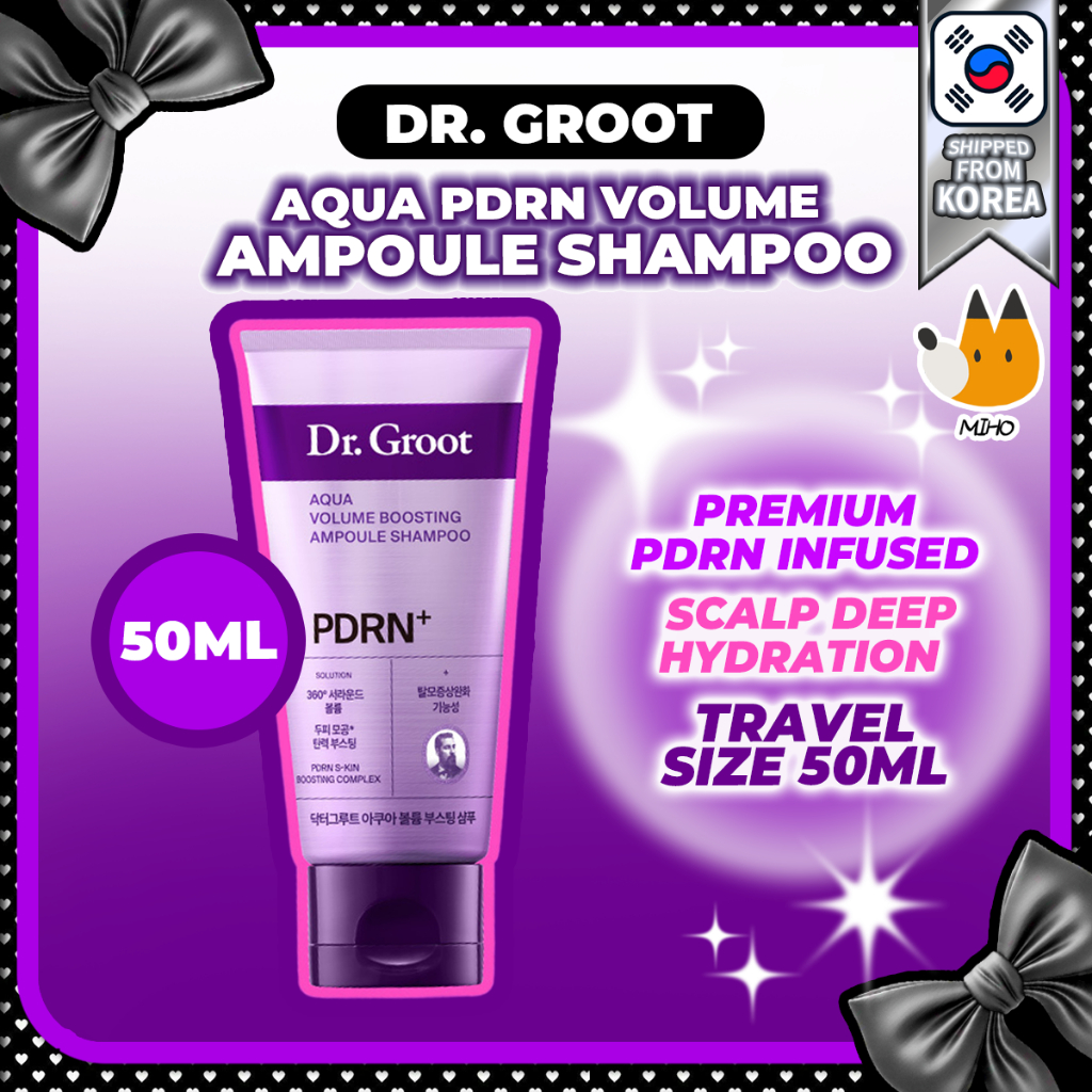 Dầu gội Dr.Groot Aqua PDRN Volume Boosting Ampoule 50ml