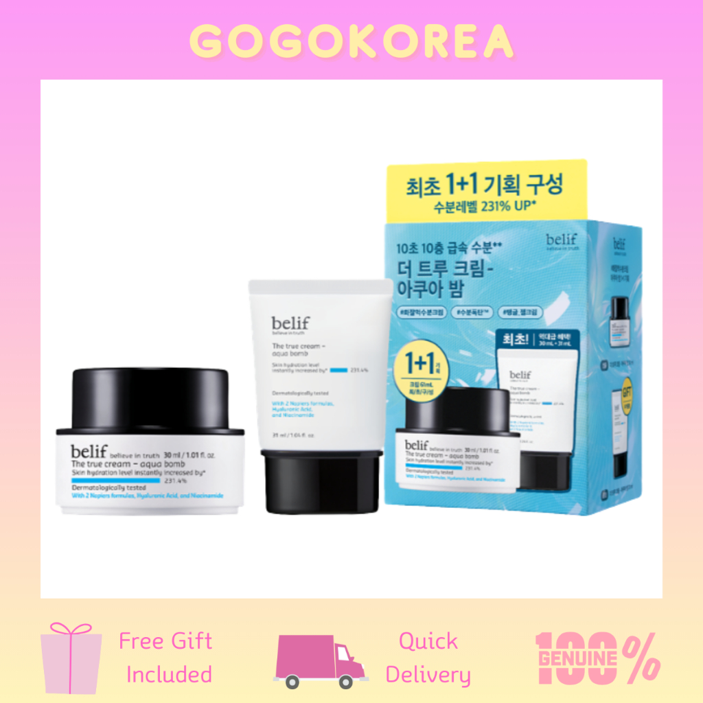 [belif] Kem dưỡng thủy sản đích thực 30ml + 30ml