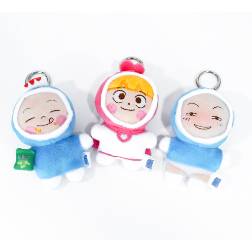 Túi xách Hàn Quốc dễ thương Charm & Zipper Pouch / Túi nhân vật Yumi 's Cells hoặc Móc khóa Mini san