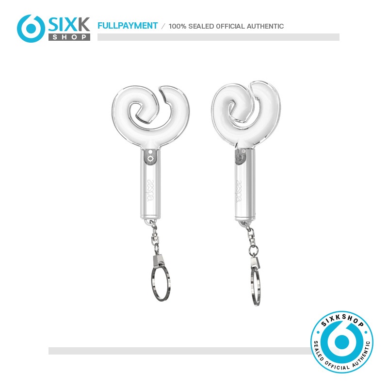 aespa OFFICIAL MINI FANLIGHT KEYRING Ver.2