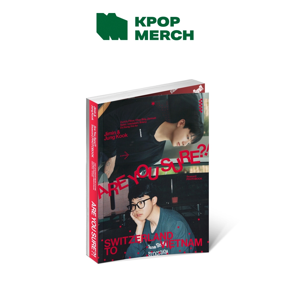 BTS Jimin x Jung Kook - [ Are You Sure Season2 ] Photobook