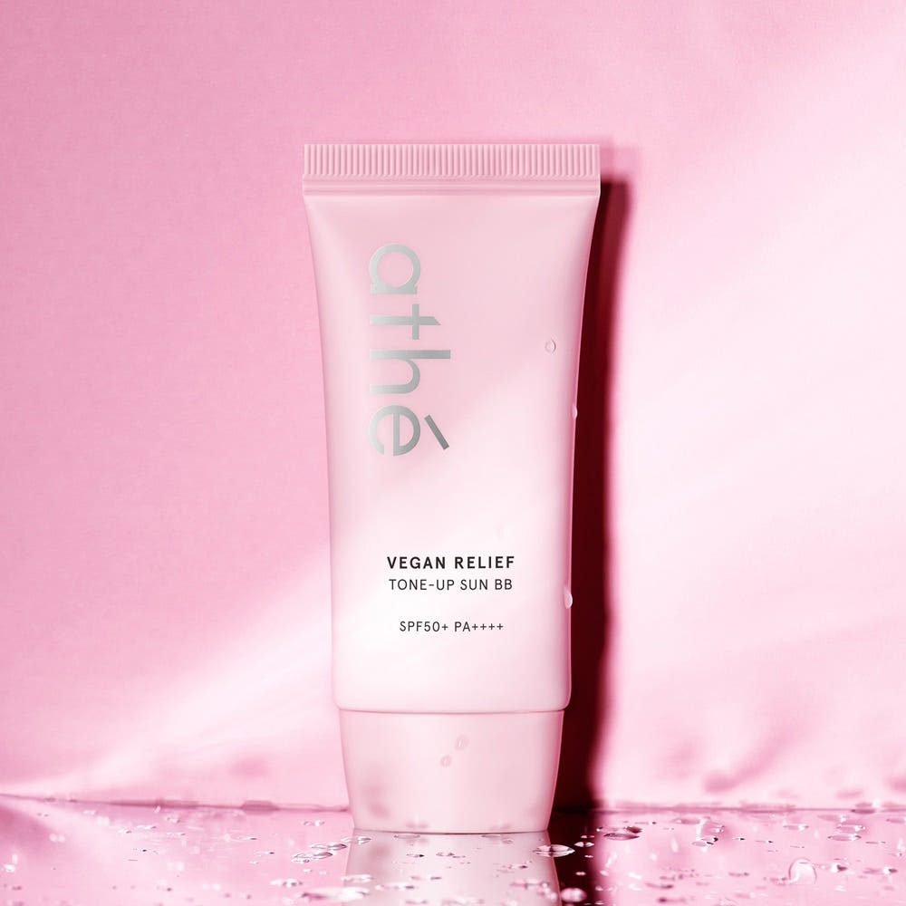 Athe Vegan Relief Tone-Up Sun BB 50 mL SPF50 + PA + + + + – Kem chống nắng BB chống nắng