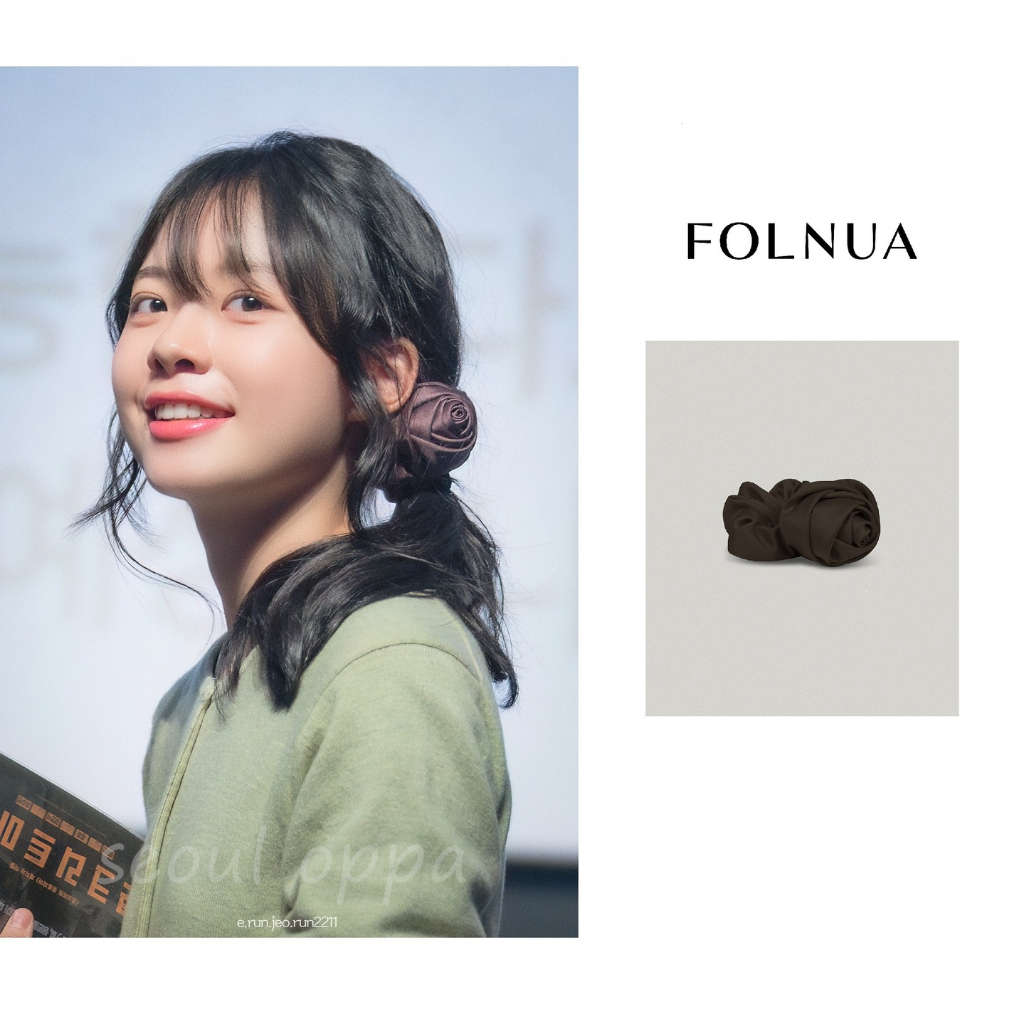 HÀN QUỐC [FOLNUA] Scrunchie tóc Posy / ‌LEEJAEIN chọn 100% chính hãng