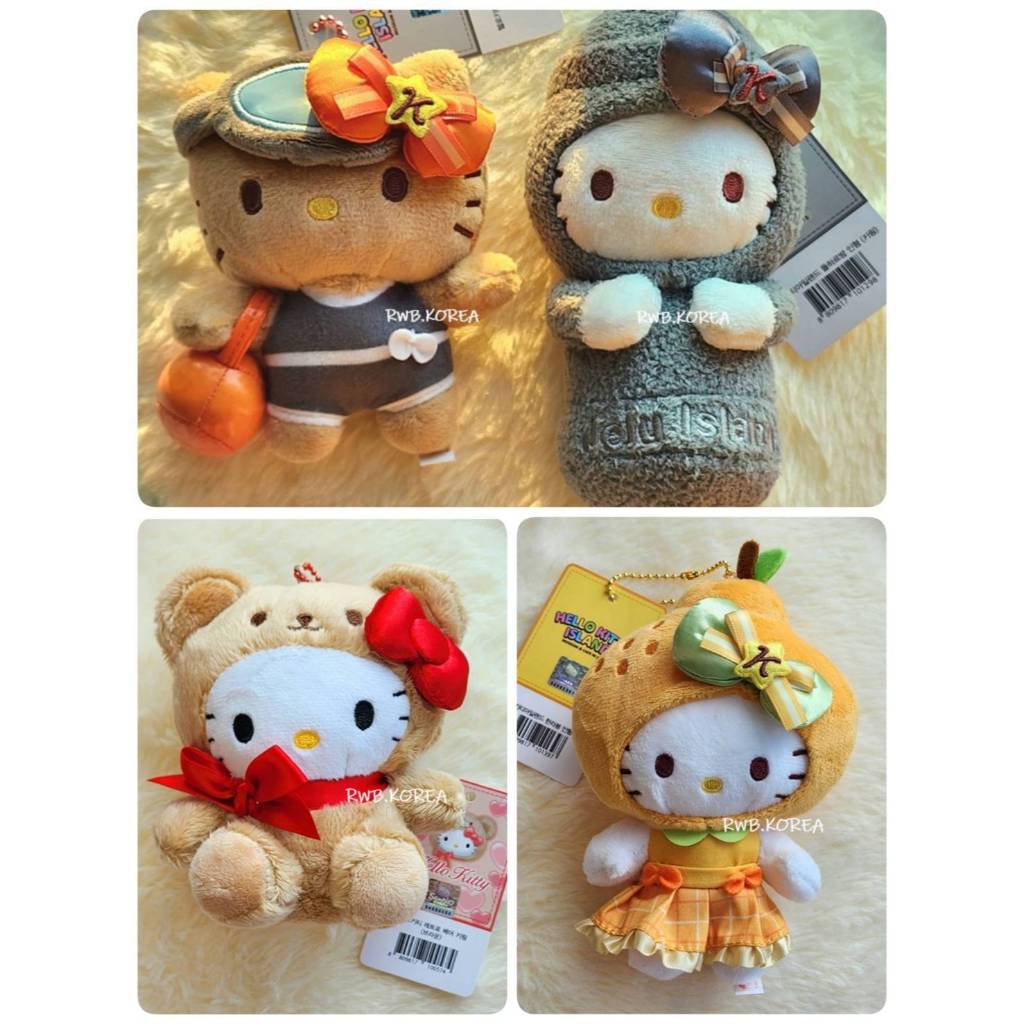 🎀【In Stock】Sanrio Hello Kitty Island Jeju Island Series Plush Keyring