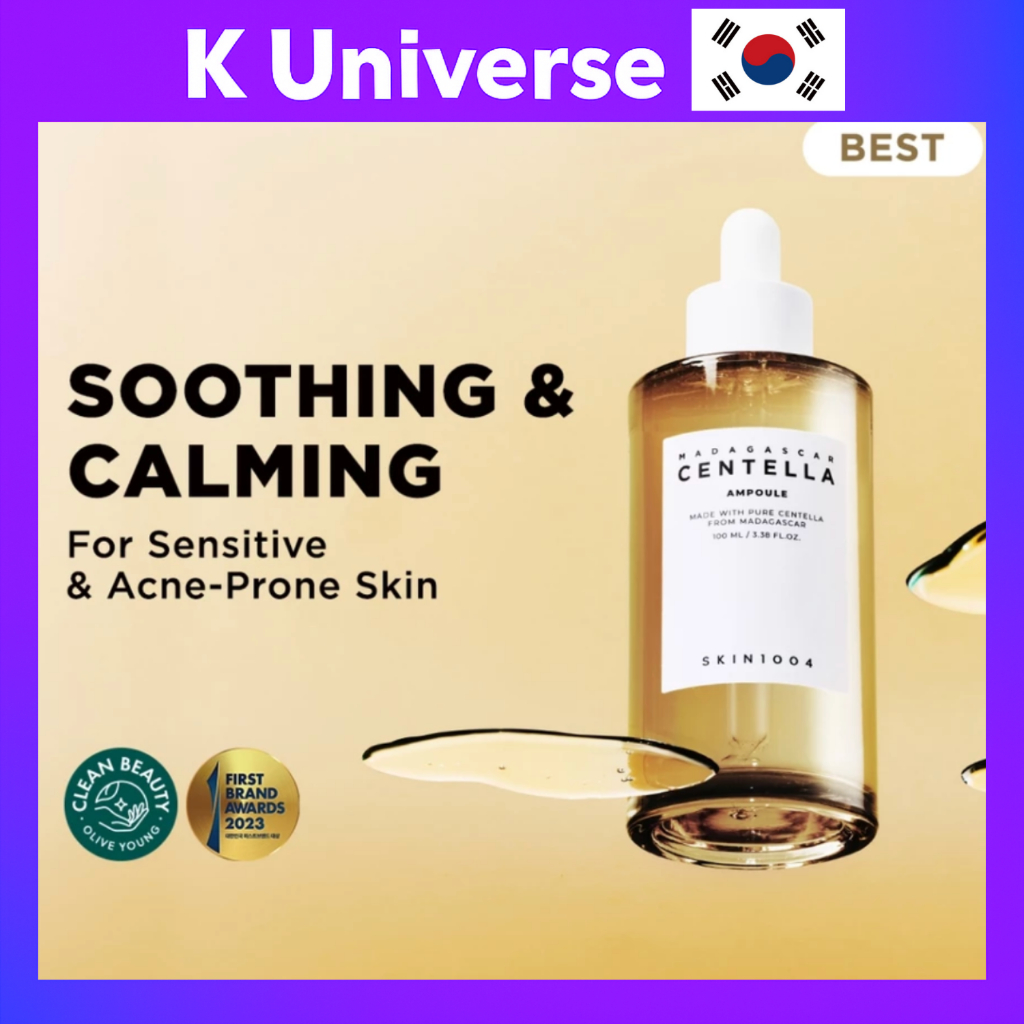 [SKIN1004] Madagaskar Centella Ampoule 55ml Calm Clear Skin OliveYoung Hàn Quốc K-Beauty