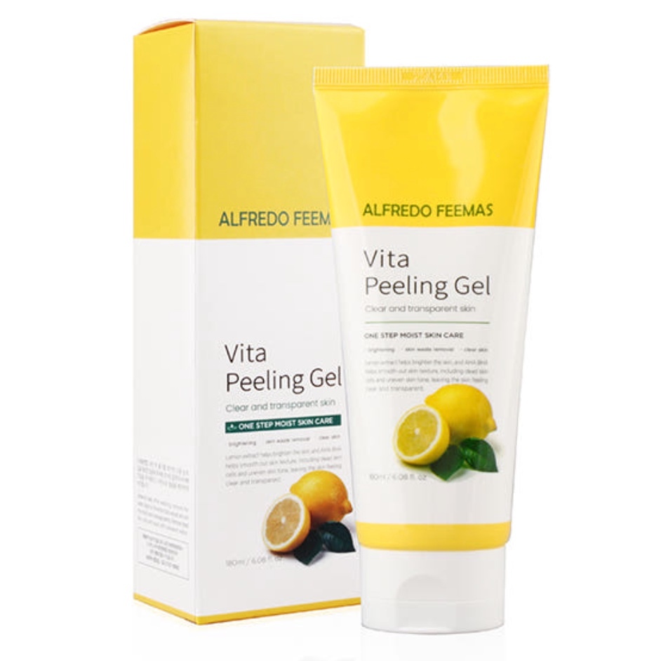 Gel tẩy da chết vitamin giúp da sáng mịn ALFREDO FEEMAS – Vita Peeling Gel 180ml
