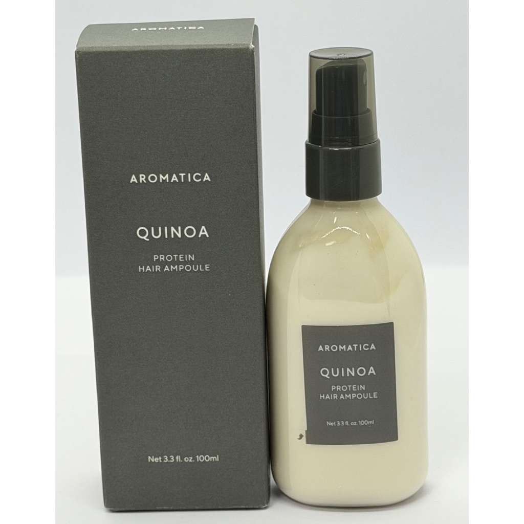 AROMATICA Quinoa Protein Hair Ampoule 100ml — Kem chống sương mù giàu protein cho bị hư tổn nghiêm t