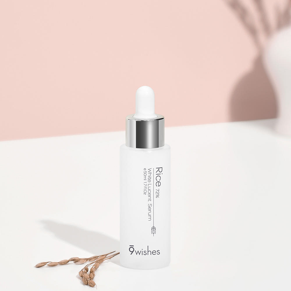 9Wishes Rice 72 Serum 50 mL – Serum rạng rỡ làm sáng & làm trắng da | Tinh chất tăng cường da trong 