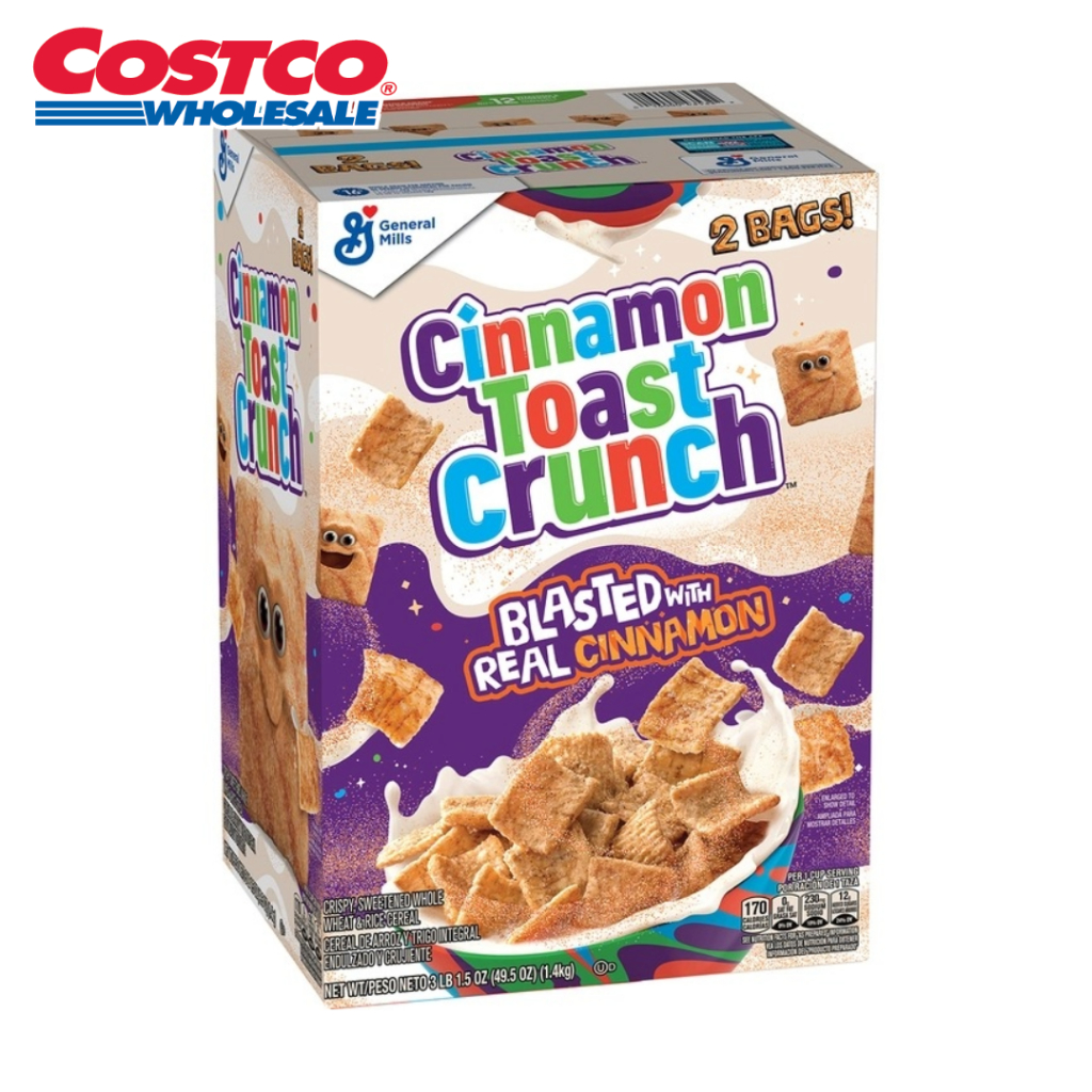 General Mills Cinnamon Toast Crunch Ngũ Cốc Quế Giòn 702g x 2 Ngũ Cốc Ăn Sáng Nguyên Hạt Cho Gia Đìn