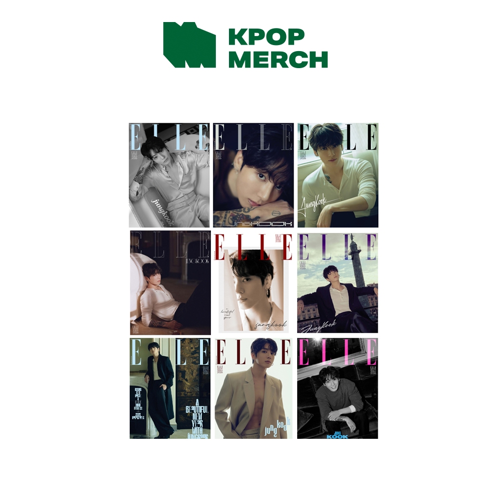 BTS Jung gook Magazine ELLE Special Edition 2026.1