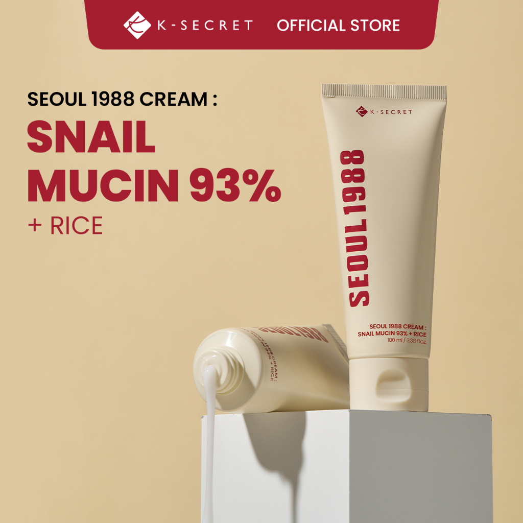 [KSECRET Official] Kem SEOUL 1988: Ốc Mucin 93% + Cơm